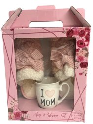 Geschenkset 3 teilig, 1 Tasse 360ml - 8x9,5cm , 1 Paar...