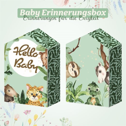 Babybox "Haus"  10 Fächer, Pappe