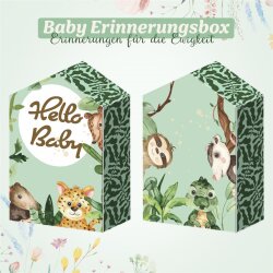 Babybox "Haus"  10 Fächer, Pappe