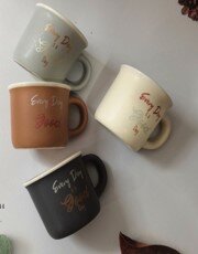 12er Set Espressotasse 90ml, innen weiß,...