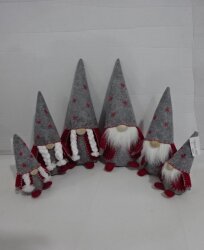 2er Set Winterwichtel Moelv 35 cm, 2 sort.