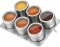 esmerina® - 6er Set Gewürzdosen Edelstahl Magnetisch (TT10914)