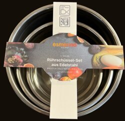 3er Set esmerina® Schüsseln, Ø 18cm,...