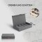 Storagebox-Brillensammler, Holz/Karton verstärkt,faltbar,BOXXN SMILE®, 30x17x6cm, Leinen, Polyester, Farbe grau