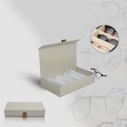 Storagebox-Brillensammler, Holz/Karton...
