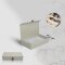 Storagebox-Brillensammler, Holz/Karton verstärkt,faltbar,BOXXN SMILE®, 30x17x6cm, Leinen, Polyester, Farbe creme/nature