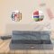 Multi-Organizer,Kartonverstärkt,faltbar,BOXXN SMILE®, 90x30x12cm, Leinen, Polyester, Farbe grau