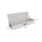 Storagebox-Unterbettbox,Kartonverstärkt,faltbar,BOXXN SMILE®, 90x45x18cm, Leinen, Polyester, Farbe creme/nature