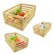 3er Set Kistenset Bambus, 34x21x14,36x24x15,38x26x16cm