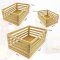 3er Set Kistenset Bambus, 34x21x14,36x24x15,38x26x16cm