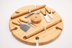 Hausleben® Weintablett mit Erdspiess