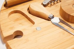 Hausleben® Weintablett mit Erdspiess