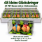 24x 2er Set Glücksschwein 3x4x5cm, Schleife, Kunststoff, PET-Box,24 er Displaybox