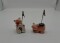 24x 4er Set Glücksschweine mit Kartenhalter, 4x4x9,3cm/5,5x4x9,3cm, Keramik, 2 sort.,