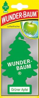 Wunderbaum Grüner Apfel 1er Karte - 201914 - Karton 24 St. - Master Karton 480 St.