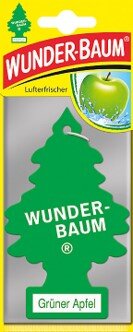 Wunderbaum Grüner Apfel 1er Karte - Karton 24 Stück - Masterkarton 480 Stück