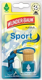 Wunderbaum Duftflakon Sport 1er  - 831869 - Karton 4 St. - Master Karton 120 St.