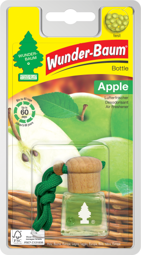Wunderbaum Duftflakon Apple - VE 4 Stück - Masterkarton 24 Stück