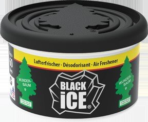 Wunderbaum Fiber Can Black Ice Duftdose  - 881062 - Karton 4 St. - Master Karton 24 St.