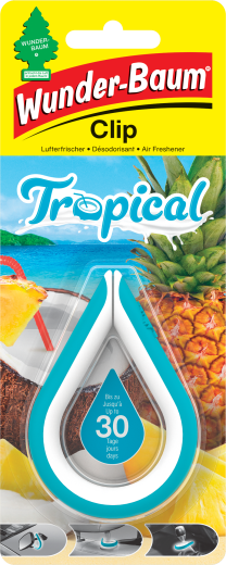Wunderbaum Clip Tropical  - VE 4 Stück - Masterkarton 24 Stück