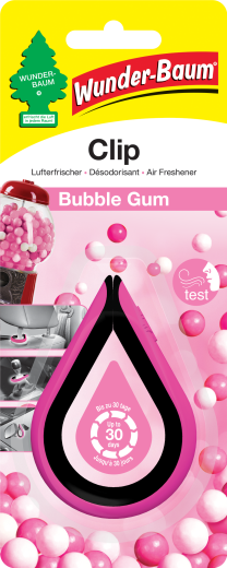 Wunderbaum Clip Bubble Gum - VE 4 Stück - Masterkarton 24 Stück