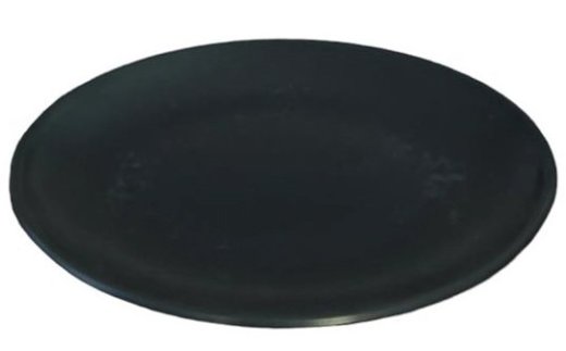 Teller Ø 18,5 cm, schwarz matt, Steinzeug