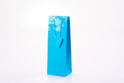 Geschenktüte Flaschentüte blau