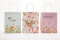 6er Set Geschenktüte "Flower Mood", 26,6x12,7x31,8 cm, 3-fach sort.