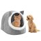 Kleintier-Nest für Hunde und Katzen 32x40x35 cm Filz grau