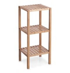 esmerina® Regal Bambus mit 3 Böden, 77x30x33 cm