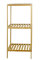 esmerina® Regal Bambus mit 3 Böden, 70x28x50 cm