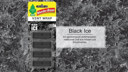 Wunderbaum Vent Wrap "Black Ice" - 811069 - Karton 4 St. - Master Karton 24 St.