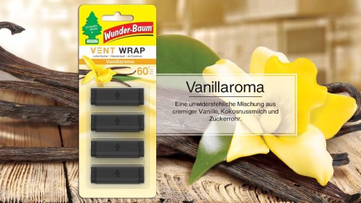 Wunderbaum Vent Wrap "Vanillaroma" - 811113 - Karton 4 St. - Master Karton 24 St.