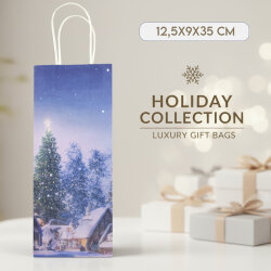Geschenktüte Kraftpapier, Flaschenüte...