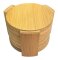 6er Set Untersetzer rund 11,5x11,5x5,8cm Bambus