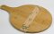 Pizzabrett Schneide/Servierbrett rund mit Griff, 53,5x40,5x1,2cm, Bambus