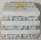 Premium Geschenkboxen Set 3-teilig mit Schleife, Design: Golden Tree