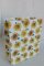 A5 Kraftpapier Geschenktüte, mit Papierkordelgriff             100 % recycelbar Sonnenblumen