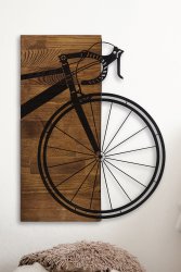 Wandbild Materialmix, Holz-metall, 40x57,5cm, metall...