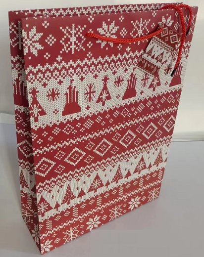 Geschenkbox Weihnachten Comic Hirsch