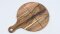 AKAZIE  STIL 2er Set Pizzabrett mit Griff, Akazie, 45x33x1,2 cm