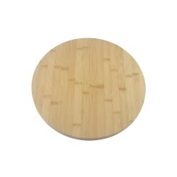 Pizzabrett/Kuchenplatte, Bambus, Ø35 cm x 1,2 cm