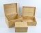 3 tlg. Set Kisten mit Deckel 60x40x30cm, Bambus, eingeschweißt
