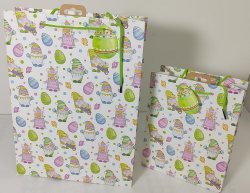 A5 Premium Geschenktüte, 18x8x23cm, Osterwichtel