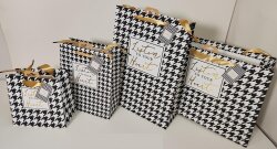 H16 Kraftpapier Geschenktüte, 16x9x16cm, Fashionline...