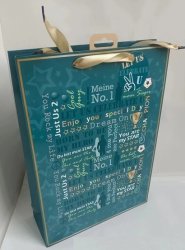 A5 Geschenktüte Premium, 18x8x23cm, Hotstamp,...