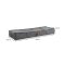 Multi-Organizer,Kartonverstärkt,faltbar,BOXXN SMILE®, 90x30x12cm, Leinen, Polyester, Farbe grau