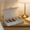Storagebox-Brillensammler, Holz/Karton verstärkt,faltbar,BOXXN SMILE®, 30x17x6cm, Leinen, Polyester, Farbe creme/nature